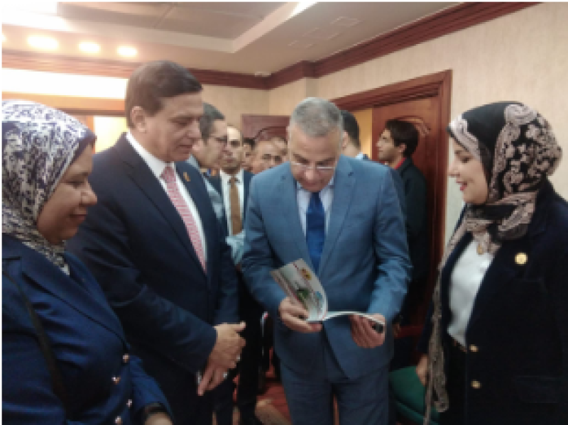 افتتاح عدد من المشروعات الخدمية ومؤتمر جماهيرى حاشد