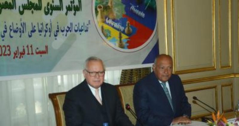 سامح شكرى ومحمد العرابى
