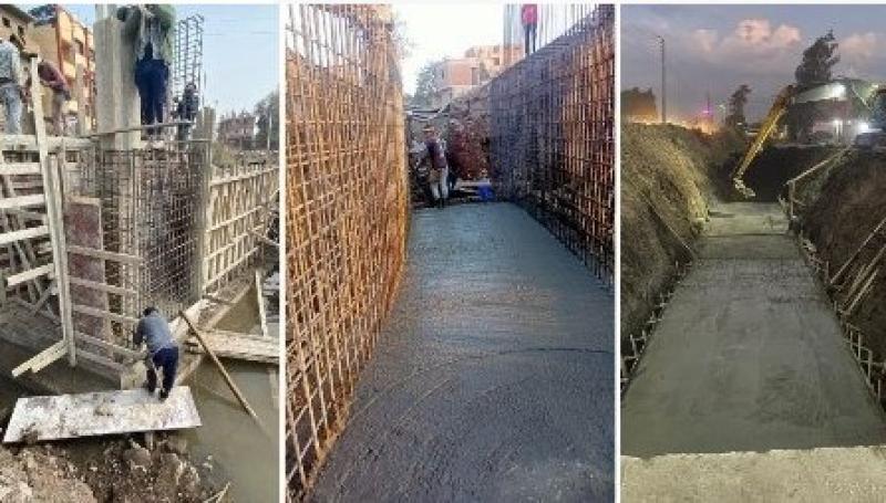  مشروعات الرصف بمنيا القمح بالشرقية