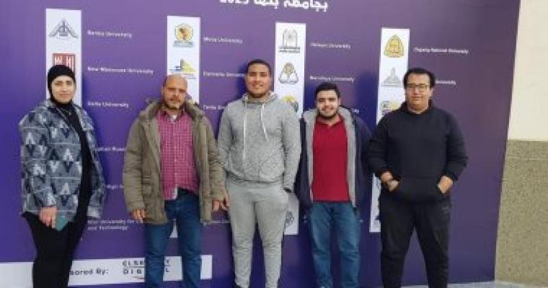 طلاب جامعة حلوان بهاكثون الجامعات