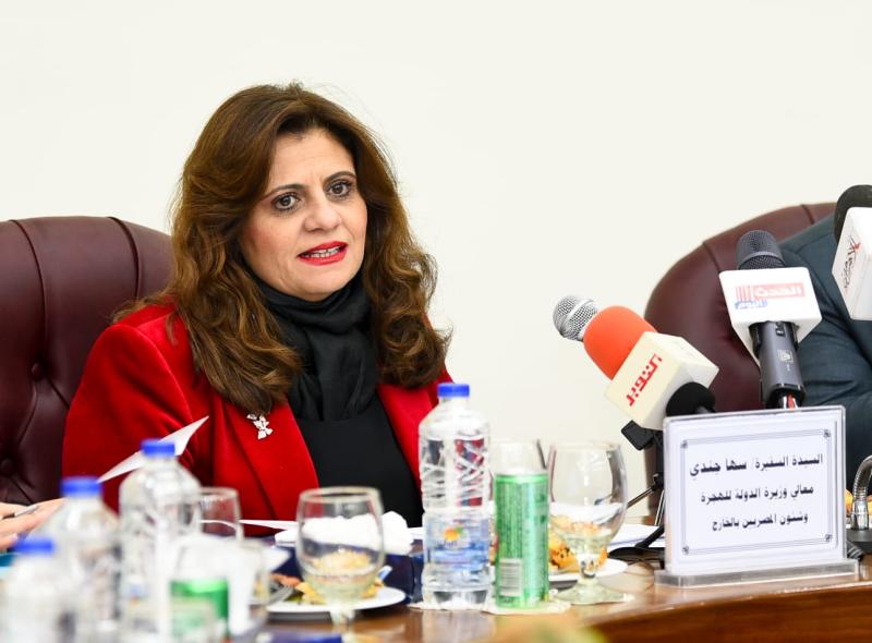 وزيرة الهجرة 