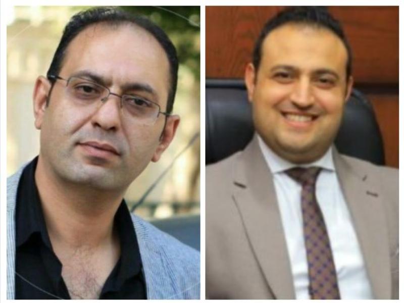 الدكتور محمود الشرقاوى مدير عام  المستشفى  والدكتور هانى حسن  أستاذ الجراحة العامة
