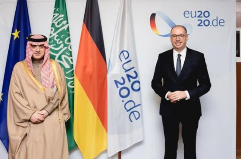 عادل الجبير ونظيره الألماني
