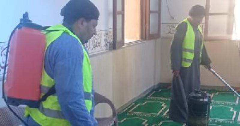 حملة النظافة بمسجد جنة الفردوس بالشروق