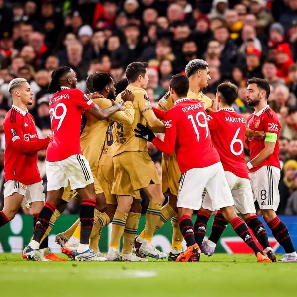 برشلونة ومانشستر يونايتد 