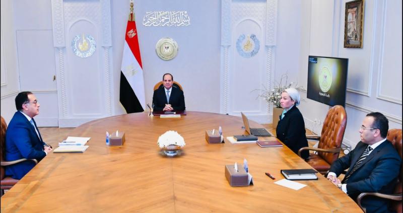 اجتماع الرئيس السيسي مع وزيرة البيئة