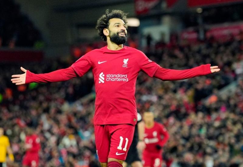 محمد صلاح لاعب ليفربول الإنجليزي