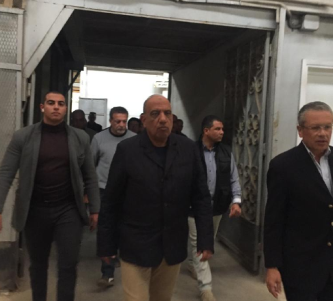 المهندس محمود عصمت خلال الجولة