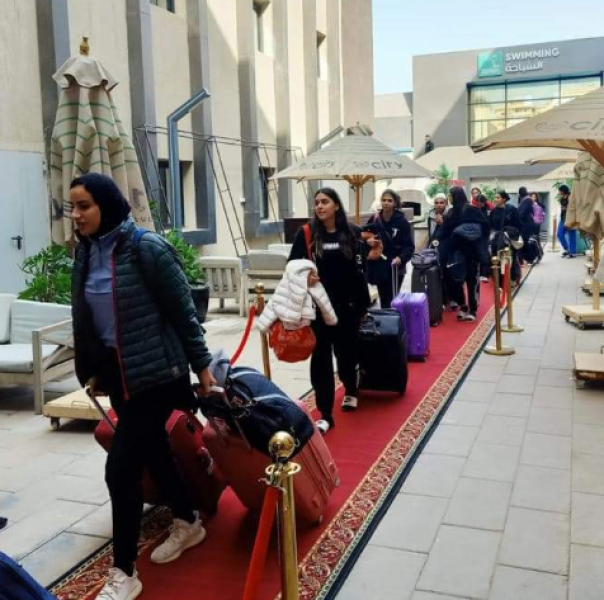  فندق سيتى كلوب يستقبل لاعبات المنتخب