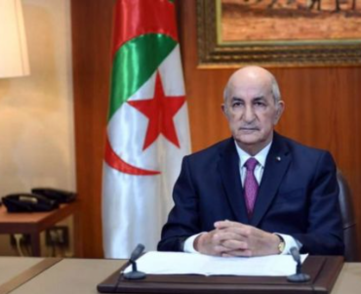 الرئيس الجزائري عبد المجيد تبون