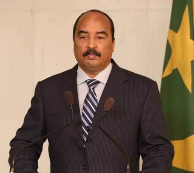 الرئيس الموريتاني السابق محمد ولد عبد العزيز