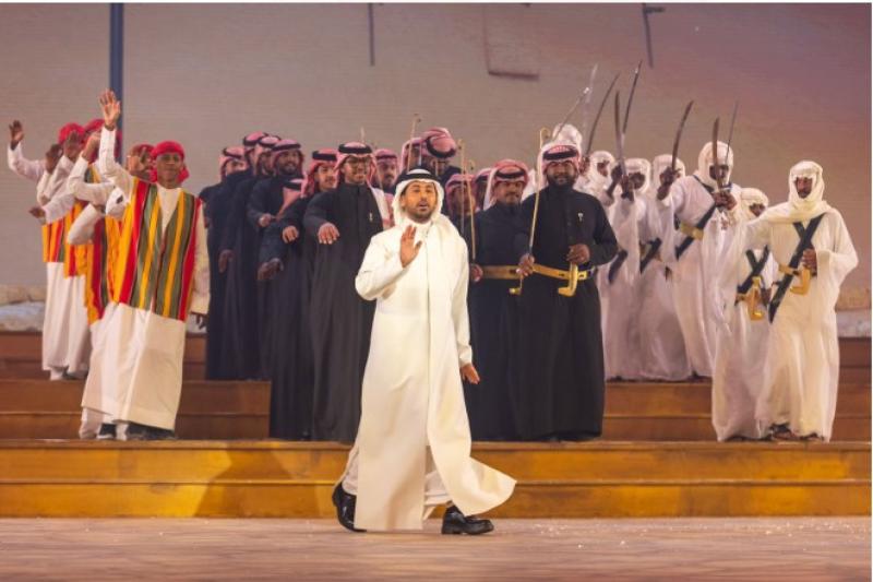 جانب من المسرحية الشعرية