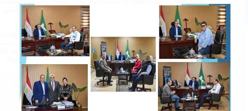 لقاء  محافظ الشرقية مع  الاعضاء