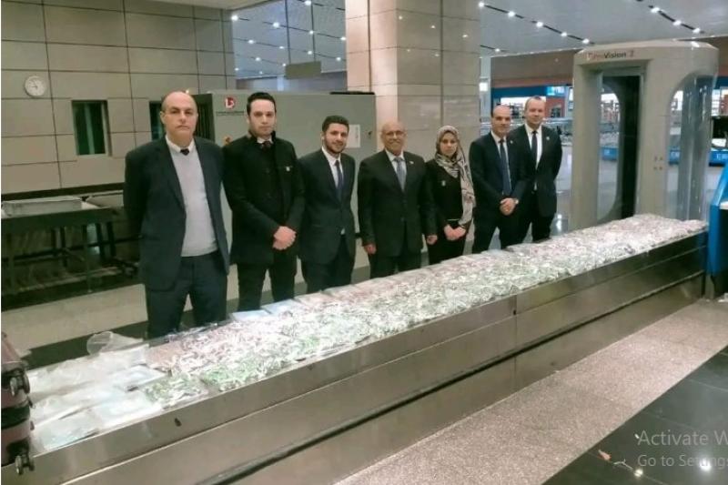 مضبوطات جمارك مطار القاهرة 