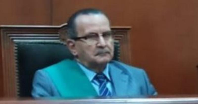 المستشار شوقي إبراهيم الزقم رئيس المحكمة