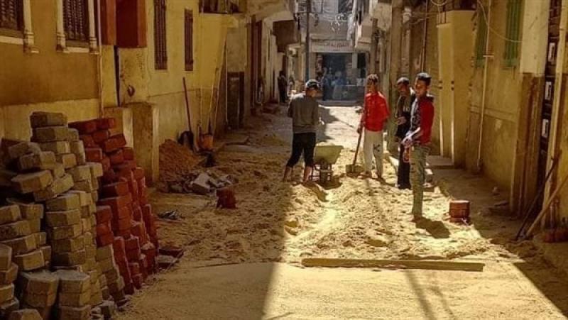 3 ملايين جنيه لرفع كفاءة الحارات والأزقة في المنيا