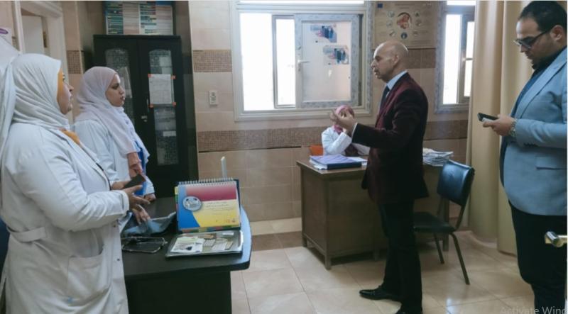 جانب من الزيارة المفاجئة