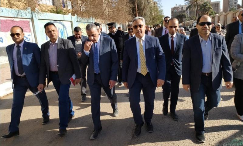 جانب من زيارة لجنة الادارة المحلية بالنواب