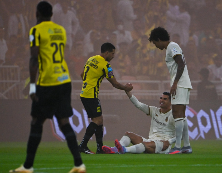 جانب من المباراة