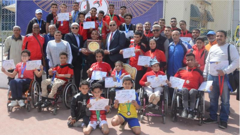 درع بطولة الجمهورية لالعاب القوى البارالمبية للناشئين