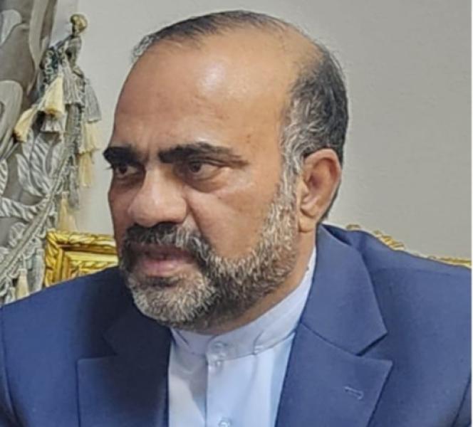  السفير  الايرانى محمد حسين سلطانى فرد 
