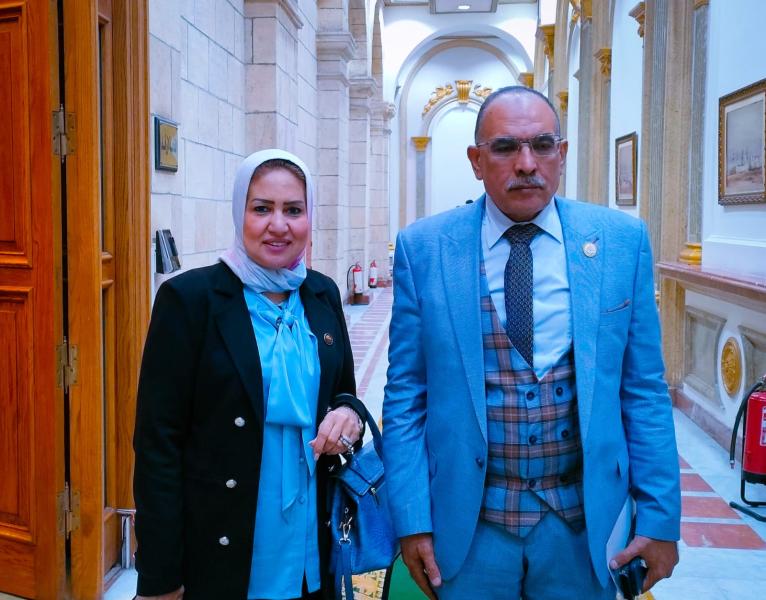 النائبين اللواء عبد الفتاح الشحات و سحر صدقي