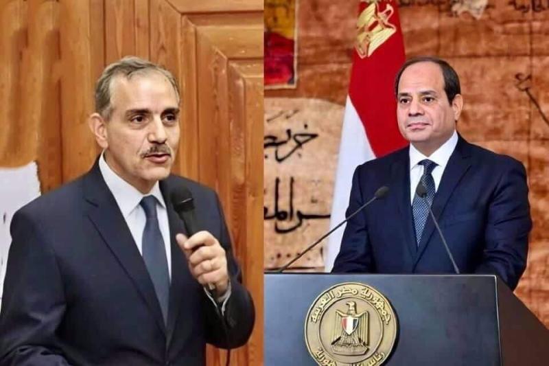 الرئيس السيسى ومحافظ كفر الشيخ 