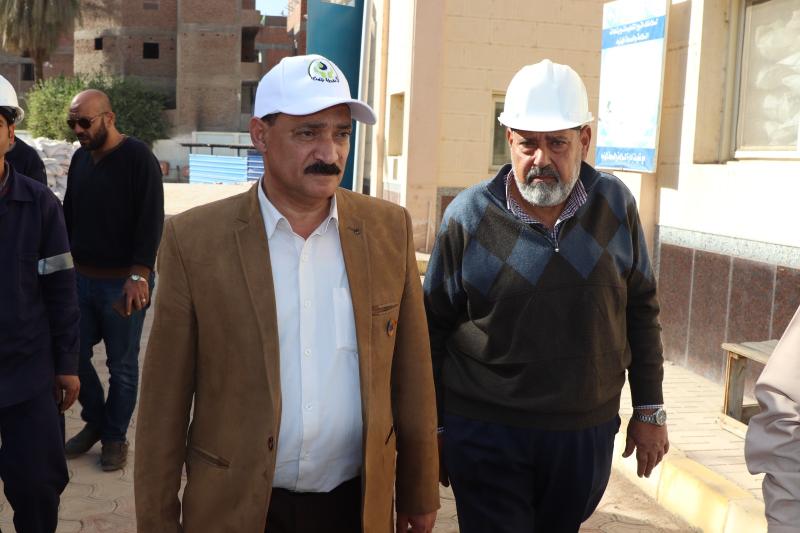 ده رئيس شركه المياه تفقد المواقع
