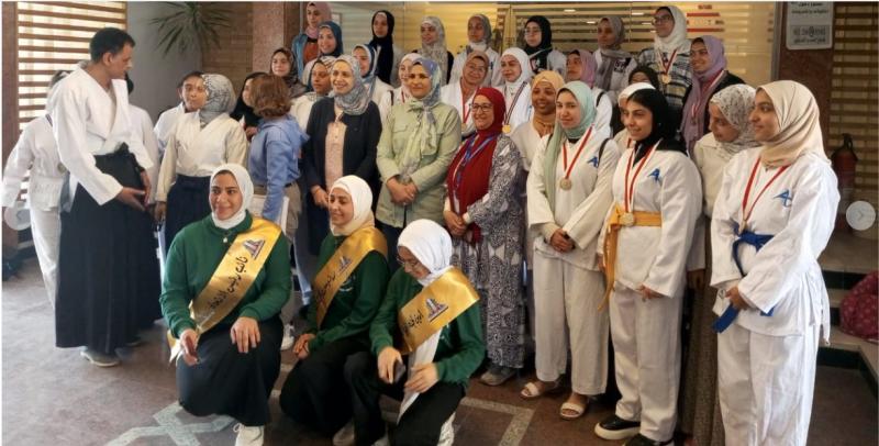 فريق الايكيدو بكليه البنات جامعه عين شمس