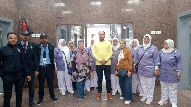 جانب من زيارة  التفقدية لوحده طب أسرة السبع بنات