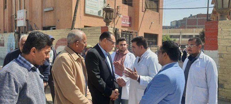 محافظ الشرقية يفاجى مستشفى بلبيس ويشيد بمجهود الاطباء 