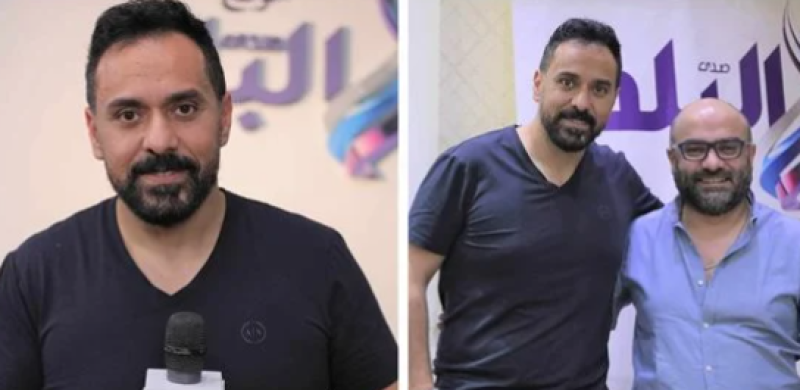 أحمد عبدالله مع رئيس التحرير