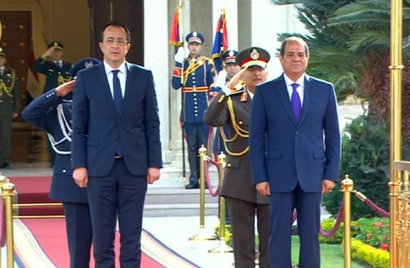 الرئيس السيسي والرئيس القبرصى 