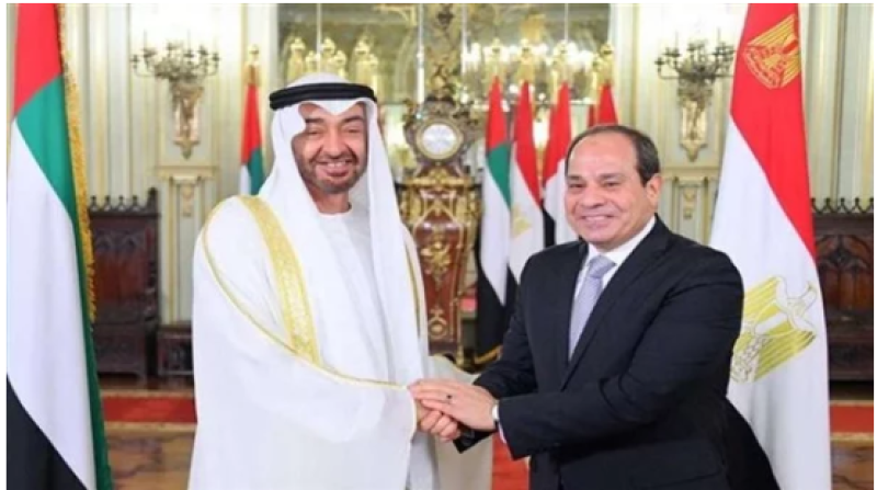 السيسي وبن زايد 