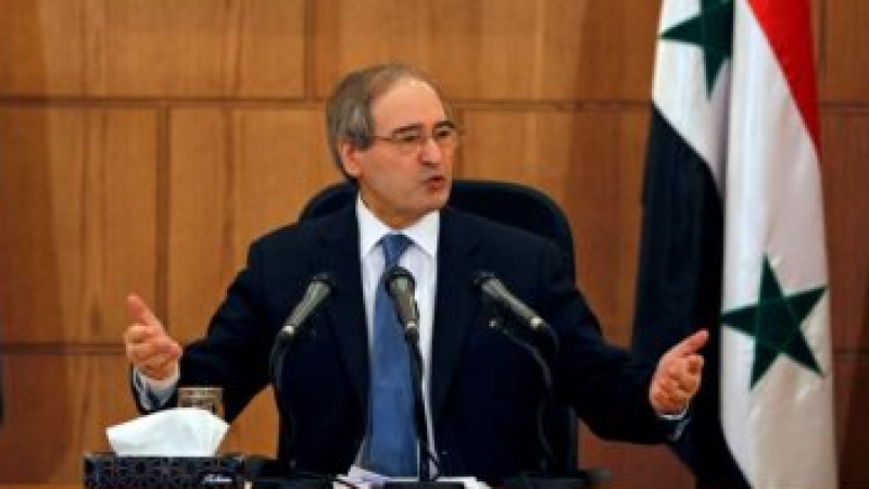 فيصل المقداد وزير الخارجية والمغتربين السورى