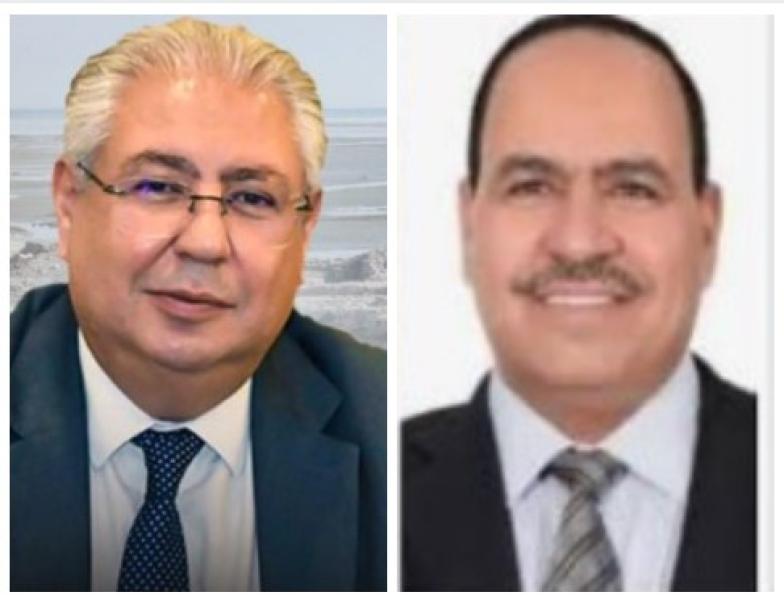 النائب أحمد قورة واأحمد شلتوت السفير المصرى بالكويت