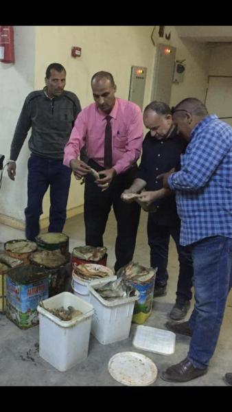 ضبط أسماك مملحة غير صالحة للاستهلاك