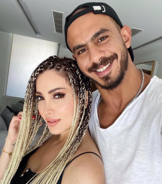 نسرين طافش و زوجها
