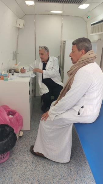 جانب من القافلة الطبية بالاسماعلية