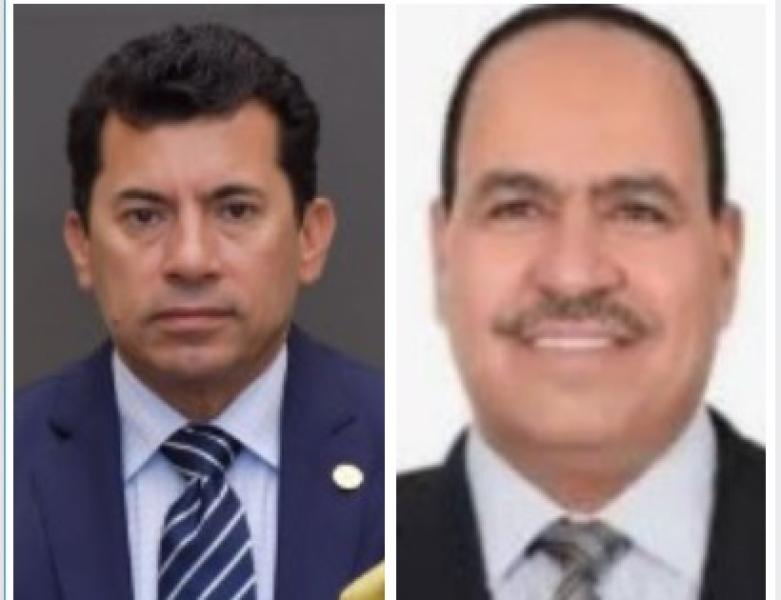 النائب احمد قورة ووزير الشباب والرياضة
