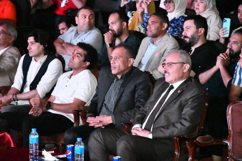 جانب من مهرجان المسرح الطلابي