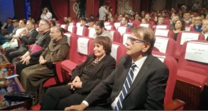 سميرة أحمد ومجدي كامل فى ختام مهرجان المركز الكاثوليكى