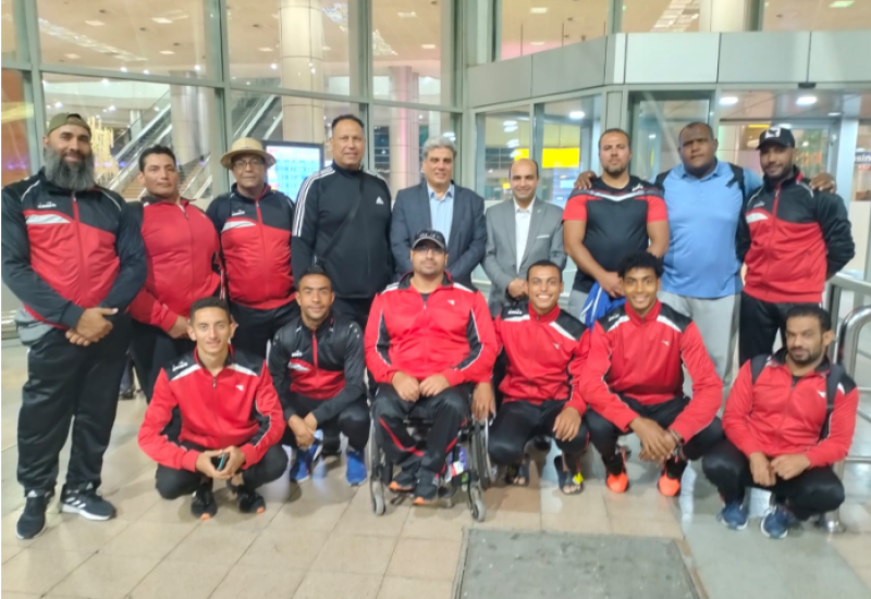 بعثة المنتخب المصرى لالعاب القوى البارالمبية  