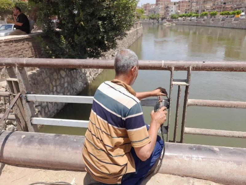 جانب من اصلاح الكوبرى 