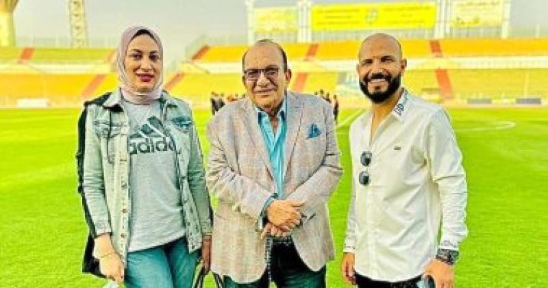 دينا الرفاعي مع محمد عادل وحسن الشامي
