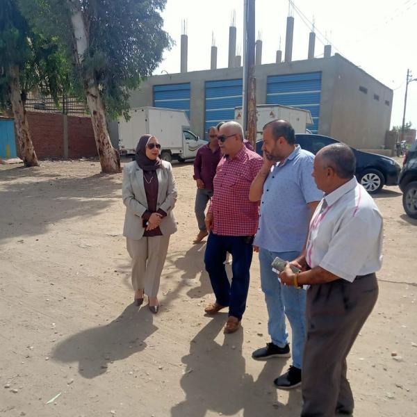 نائبة المحافظ مع الصناديلي ورجاله 