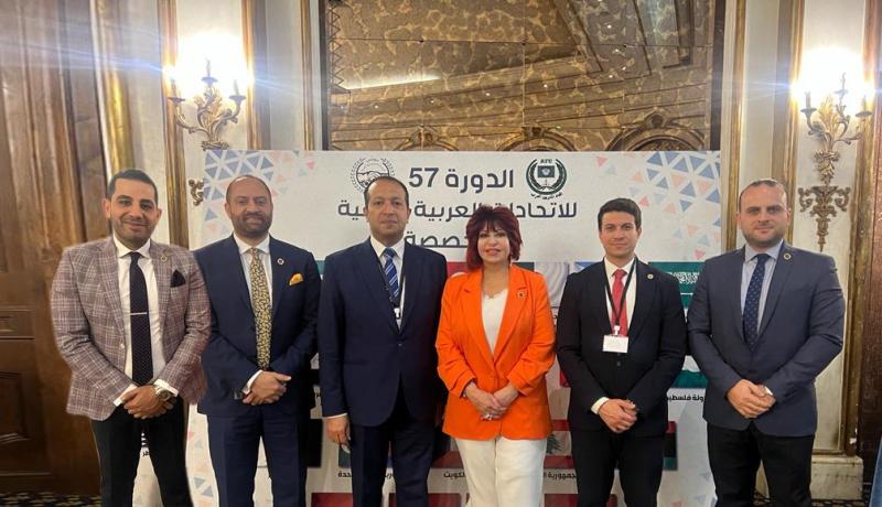 د. هدي يسي مع وفد اتحاد المستثمرات العرب