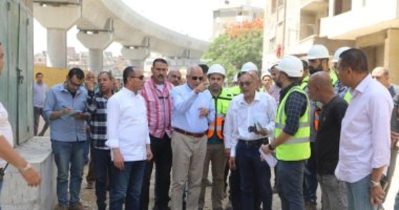محافظ الجيزة يتفقد أعمال التطوير بأحياء شمال الجيزة والوراق