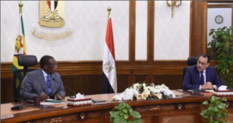 رئيس الوزراء يلتقى نائب رئيس الجمهورية فى زيمبابوى