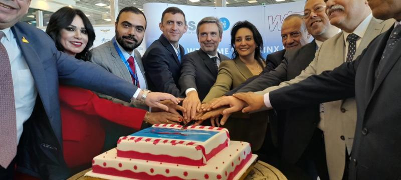 تدشين أول رحلة من إيطاليا 